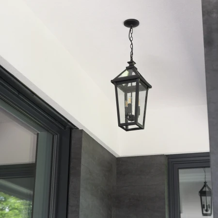 Lampa wisząca czarna loftowa ZURICH P03630BK - Cosmo Light